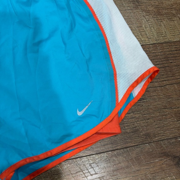 Blue and Orange Niki Dri-fit Athletic Shorts with Built In Shorts - Picture 3 of 7